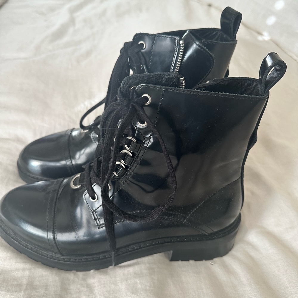 Like New AllSaints Lira Boot Size 10 - Picture 5 of 6